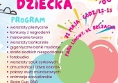 Fioletowy i Różowy Uroczy Dzień Dziecka Plakat – kopia – kopia