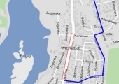 mapa objazdu